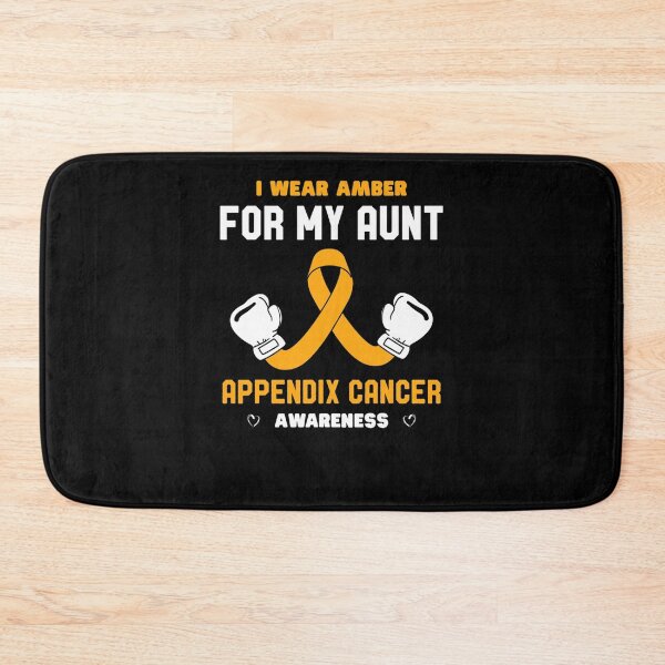 Item preview, Amber Ribbon Appendix Cancer Awareness Wear This For My Aunt designed and sold by JeannetteFlower.