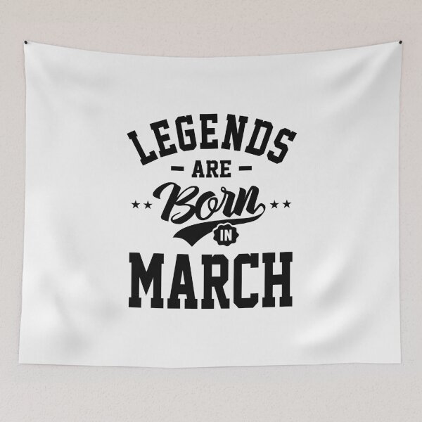 Item preview, Legends Are Born In March Birthday Design  designed and sold by cidolopez.