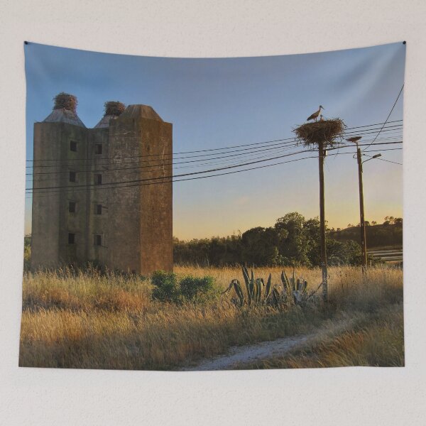 Item preview, Storks near Setubal Portugal designed and sold by Menega  Sabidussi.