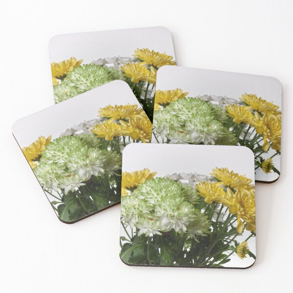 Item preview, White green and yellow Chrysanths designed and sold by Jouko Lehto Photography.