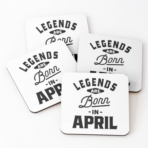 Item preview, Legends Are Born In April Birthday Design designed and sold by cidolopez.