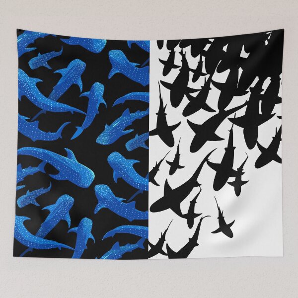 Item preview, Double image of sharks designed and sold by albertocubatas.