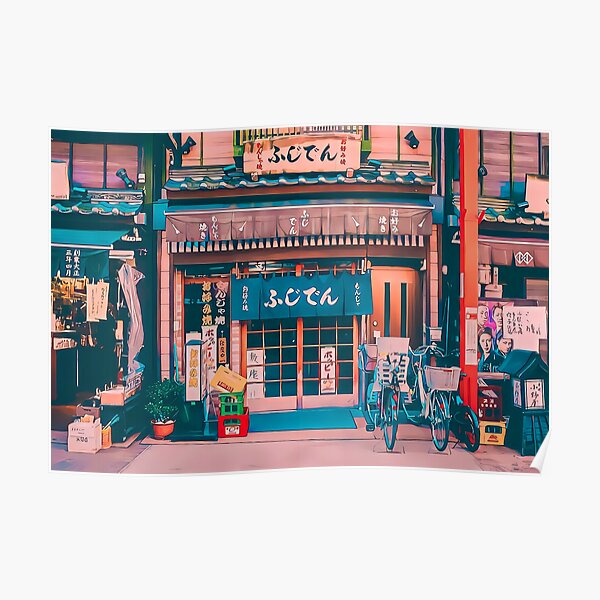 Aesthetic Anime Store Posters Redbubble