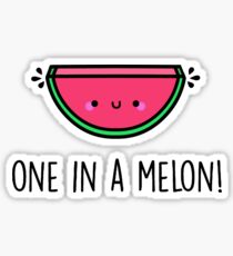 You're ONE in a MELON! Sticker