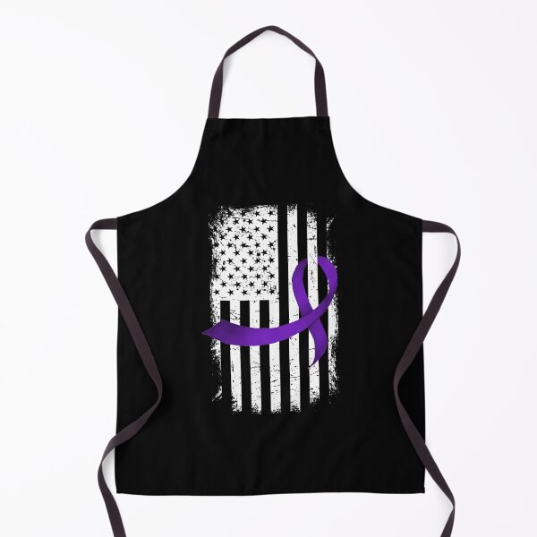 Item preview, American Flag Pancreatic Cancer Awareness Ribbon designed and sold by JeannetteFlower.