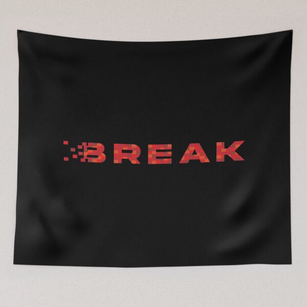 Item preview, Desintegrated logo in reddish tones in pixel style designed and sold by Martapp.