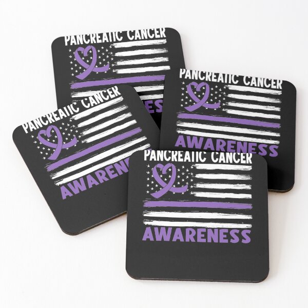Item preview, American Flag Pancreatic Cancer Awareness designed and sold by JeannetteFlower.