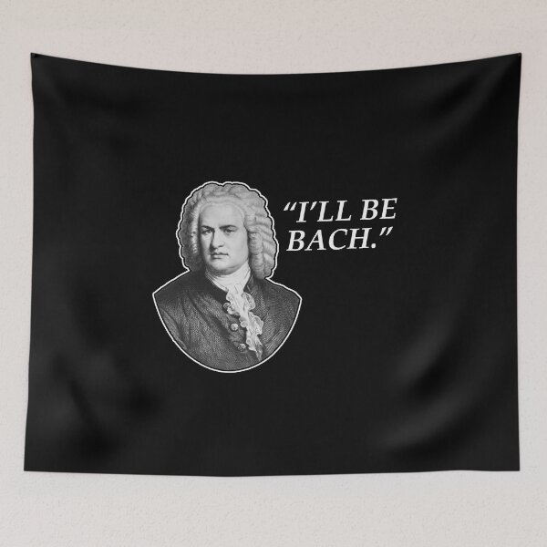 Aperçu de l'œuvre Je serai musicien de Bach créée et vendue par designeclipse.