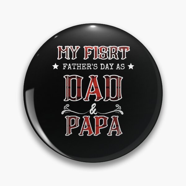 Item preview, Awesome My First Father's Day as Dad And Papa designed and sold by kimart18.