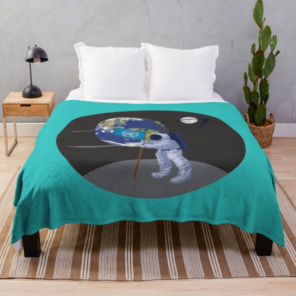 Item preview, Spaceman placing flag on planet in our Galaxy designed and sold by ajtechdesigns.