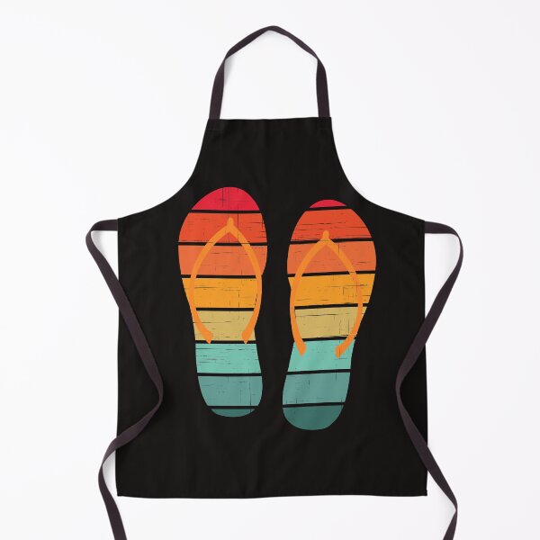 Item preview, Retro Sunset Flip Flops designed and sold by CristalleLisa.