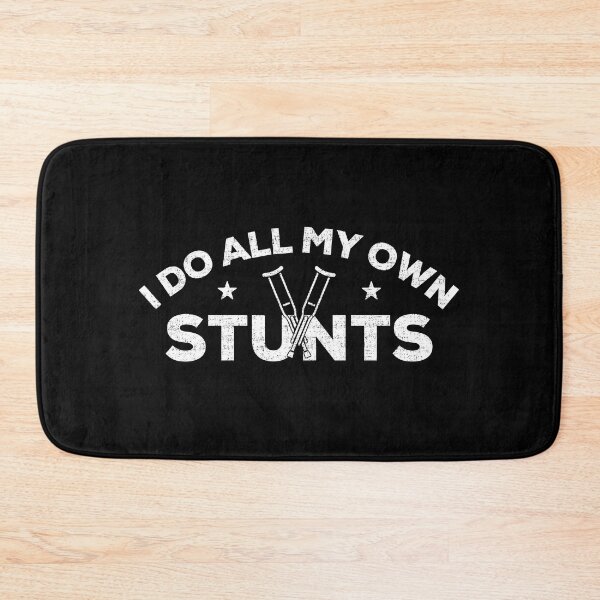 Item preview, I Do All My Own Stunts Shirt, Get Well Gift Idea, Funny Injury T-Shirt Distressed Design, Hospital Gift designed and sold by JulianoZn97.