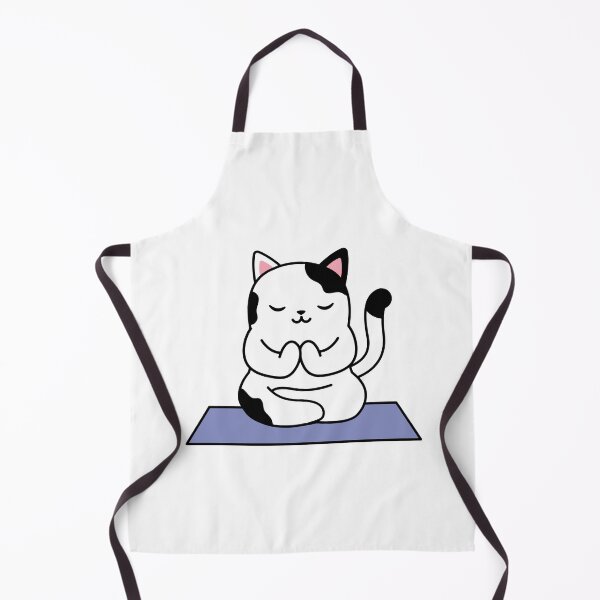 Item preview, Cute Kawaii Zen Yoga Cat designed and sold by KawaiiStickers-.