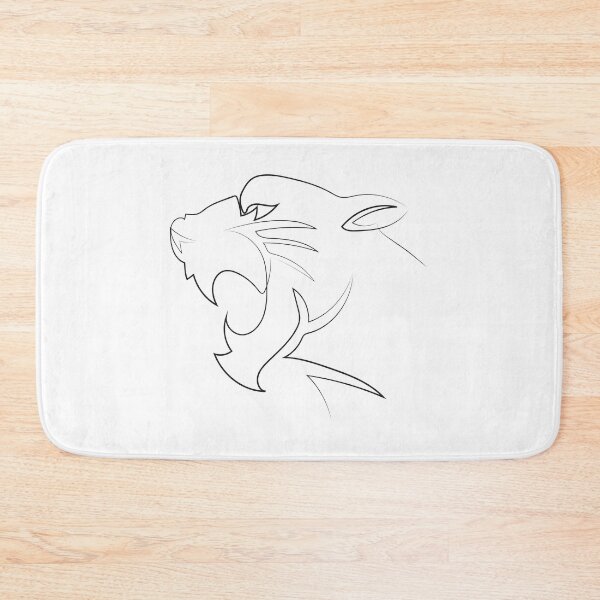 Item preview, Black Leopard | One Line Artist | Minimal Art | One Line Art designed and sold by One-Line-Artist.