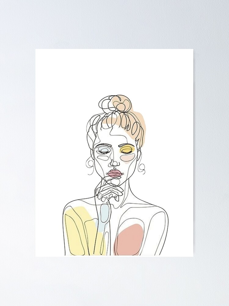 "Aesthetic Girl" Poster for Sale by Designadora Redbubble