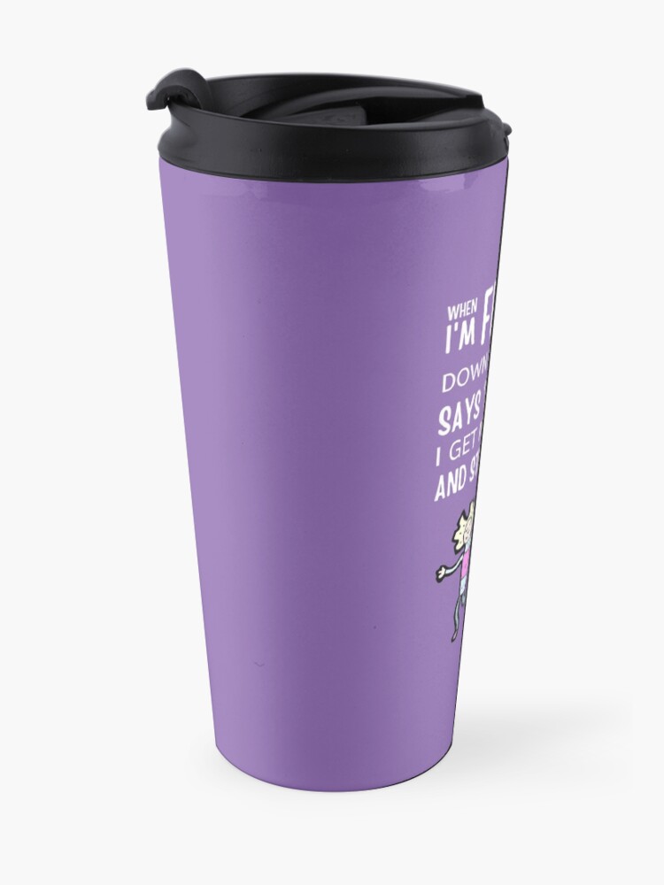 Alternate view of Start Dancing Vacuum Dance Vacuuming Fun Cleaning Lady Humor Travel Mug