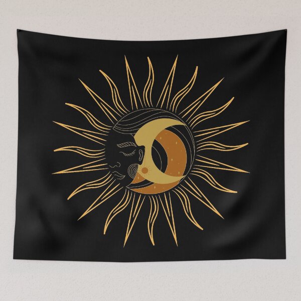 Item preview, sun and moon vintage art designed and sold by cutecrazytshirt.