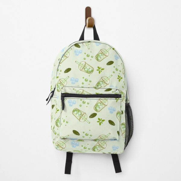 Item preview, Cute Kawaii Green tea pattern designed and sold by dreamofdenim.