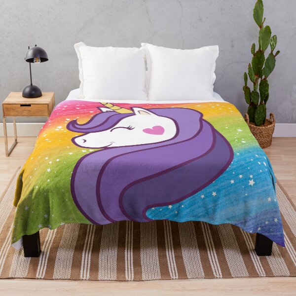 Item preview, Happy Unicorn with Rainbow Background designed and sold by MamaSweetea.