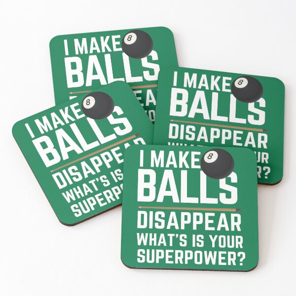 Item preview, Funny Billiard Player I make Ball Disappear Funny Gift for Pool Lover designed and sold by sinceanna.