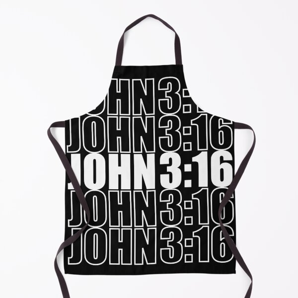 Item preview, John 3:16 Bible Verse in White Font designed and sold by Mariv19.