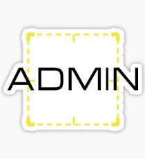 Admin Sticker
