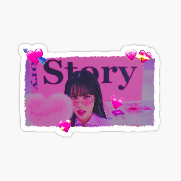 STAYC - Yoon - kpop - pink hearts aesthetic Sticker for Sale by  kitten-minho