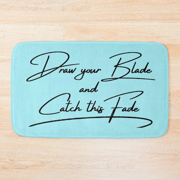Item preview, Draw your Blade and Catch this Fade designed and sold by ThreadsByCampion.