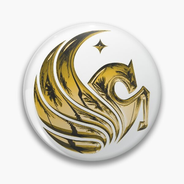 Item preview, UCF Pegasus Chrome Sticker designed and sold by 3-FIGURES.