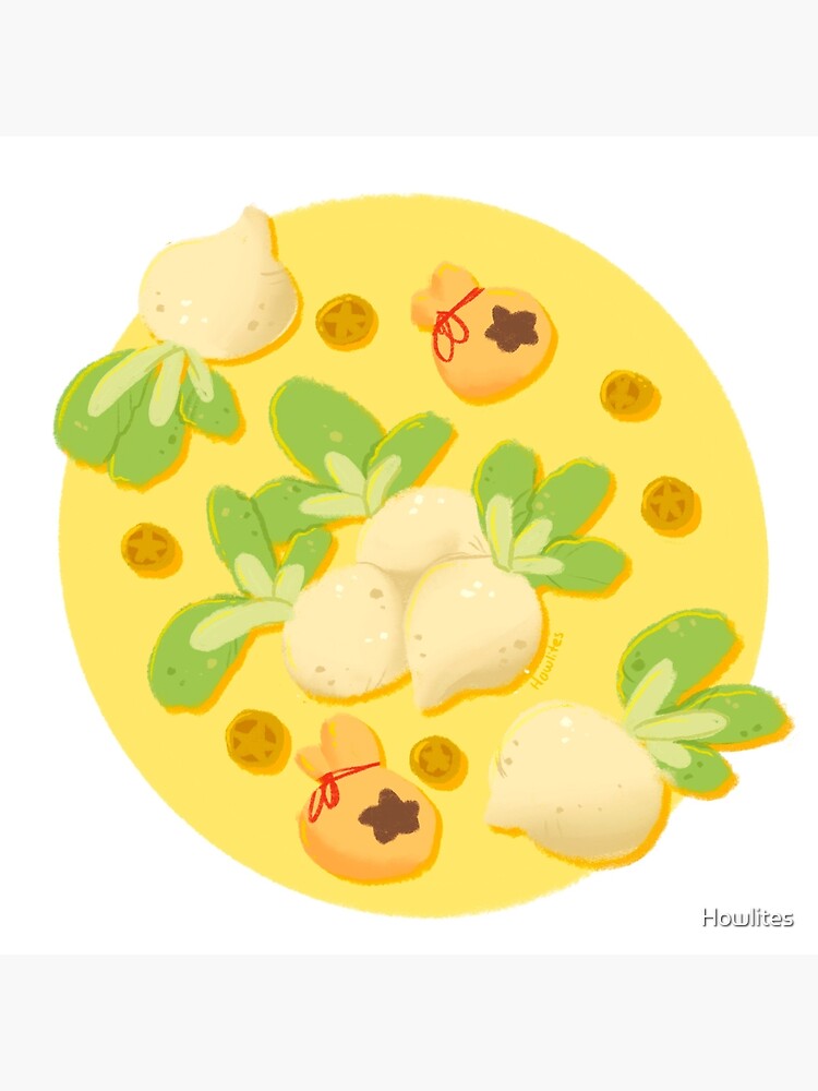 "Turnip seller repeating pattern, acnh" Poster by Howlites Redbubble