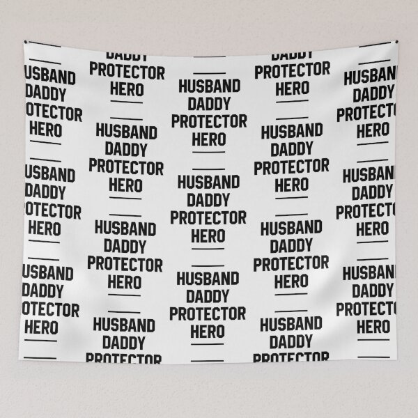 Item preview, Husband Daddy Protector Hero - Fathers Day Gift designed and sold by DiogoCalheiros.