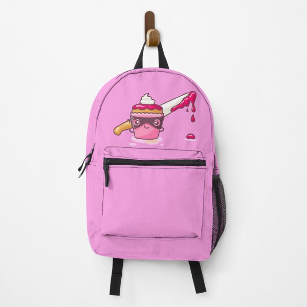 Cupcaked Crime Pink Cozy Murder Mystery Pun Cupcake Backpack