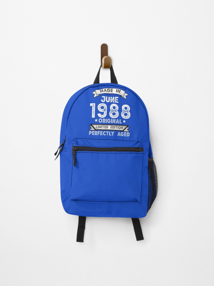 Thumbnail 1 of 3, Backpack, Made In June 1988 33Th Birthday designed and sold by Raminovitch.