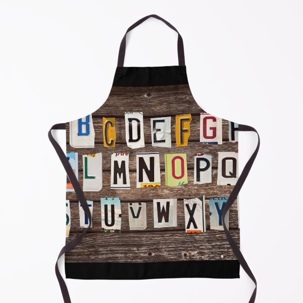 Item preview, License plates alphabet designed and sold by Delphimages Art.