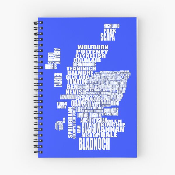 Item preview, Distillery Map of Scotland - Blue designed and sold by Whisky-Imp.