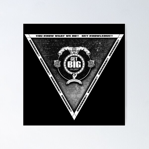 Item preview, Get Big Pyramid Flip - BLACK designed and sold by GetBigOnEm.