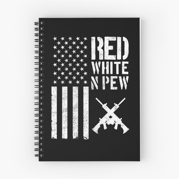 Item preview, Red White And Pew Gun Lover American Flag Gun Rights Gear designed and sold by DynamicDesign.