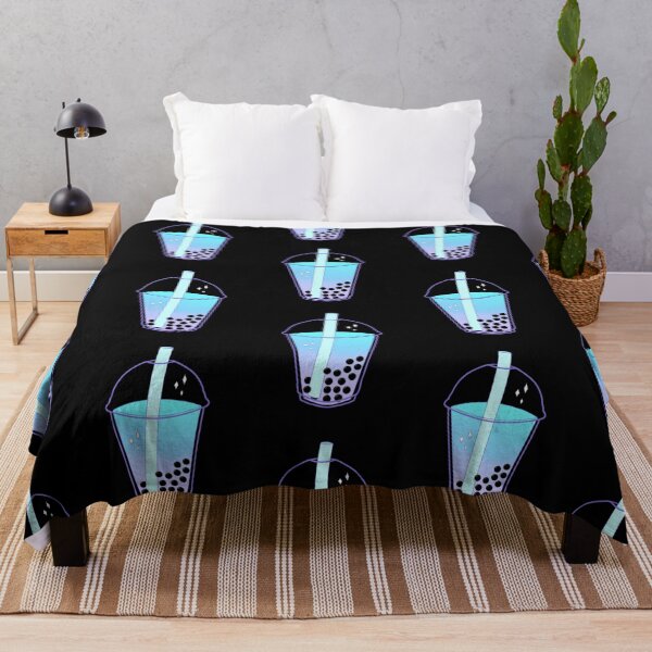 Item preview, Bubble milk tea, pearl tea, rainbow blue gradient designed and sold by StudioHinte.