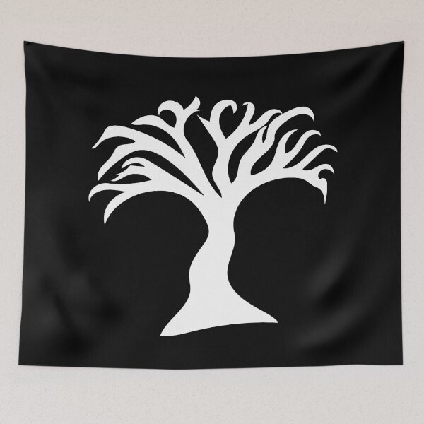 Item preview, Outline Tree of Life Black and White Simple Minimal designed and sold by Quoppidou.