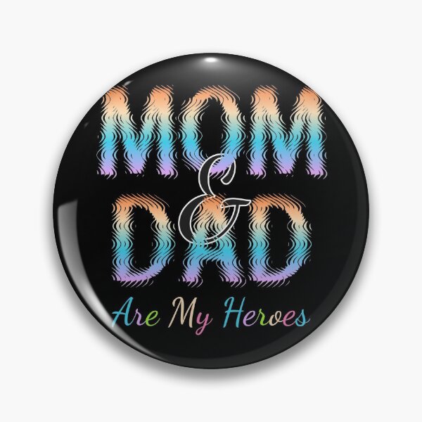 Aperçu de l'œuvre Maman et papa sont mes héros créée et vendue par VkScript.