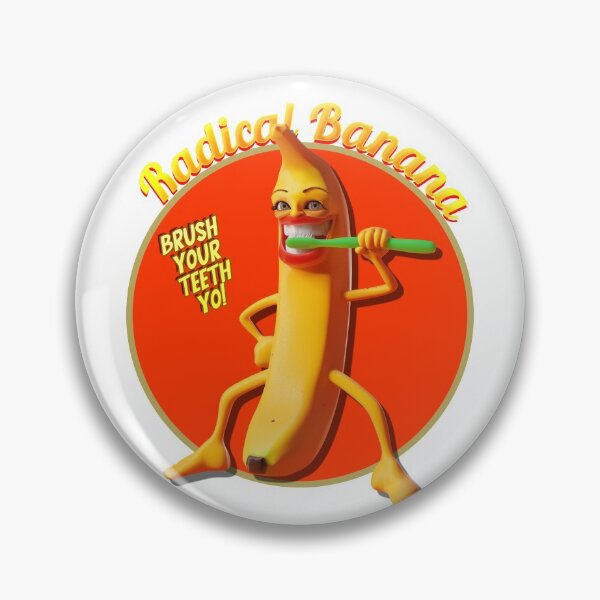 Item preview, Radical Banana - Brushing Teeth designed and sold by AlexSin.