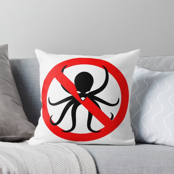 Item preview, Octopus Warning Sign designed and sold by treasure-crafts.