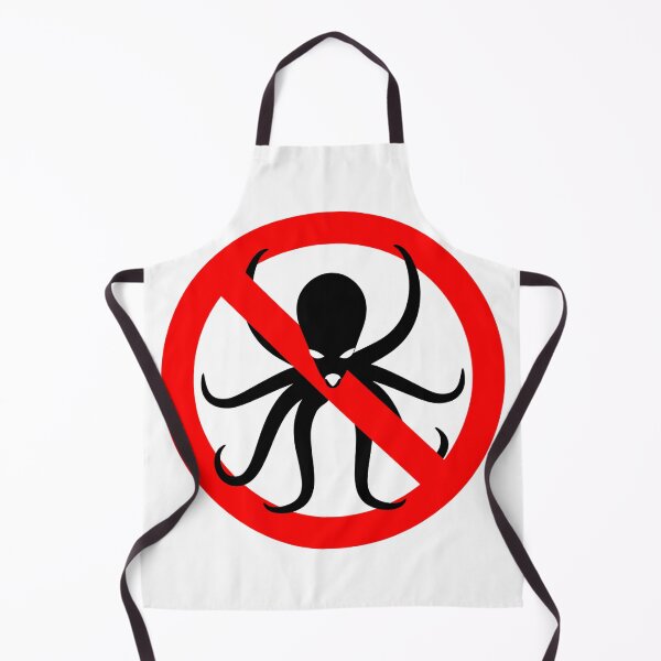 Item preview, Octopus Warning Sign designed and sold by treasure-crafts.