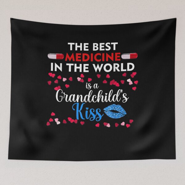 Item preview, The Best Medicine In The World Is A Grandchild's Kiss Gift  designed and sold by suzanso.