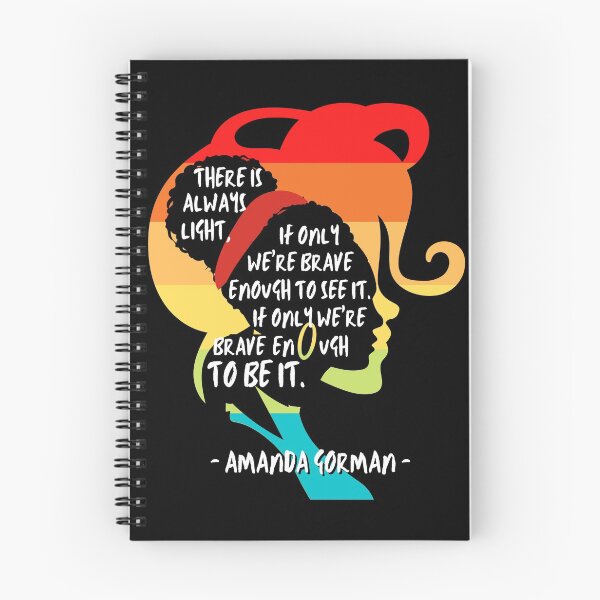 Item preview, Amanda Gorman Inauguration Poem Quote. There is Always Light designed and sold by ReichBourne.