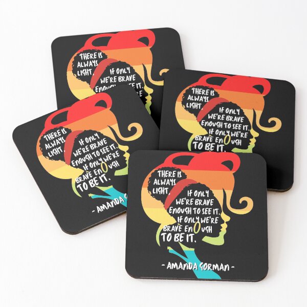 Item preview, Amanda Gorman Inauguration Poem Quote. There is Always Light designed and sold by ReichBourne.