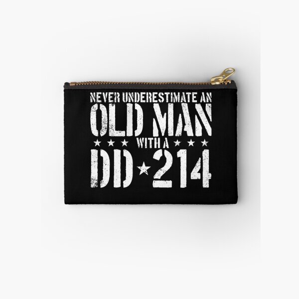 Item preview, Never Underestimate An Old Man With A DD-214 Alumni Gear designed and sold by DynamicDesign.