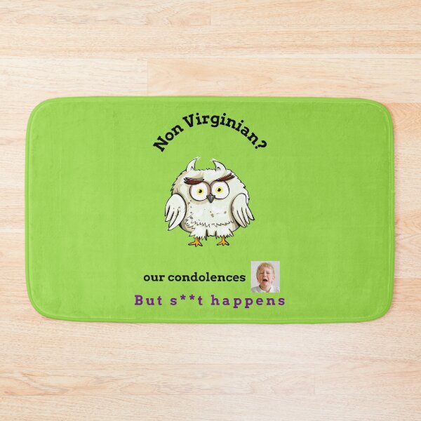 Item preview, "Condolences to non Viginians"  (owl) designed and sold by skoumpourdides.