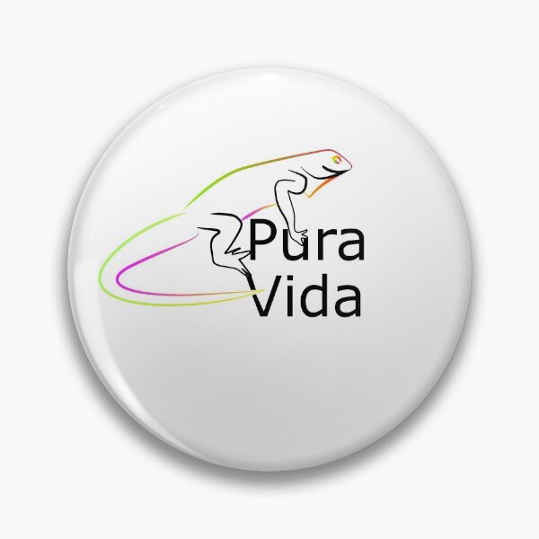 Item preview, Pura Vida Iguana T-Shirt designed and sold by ThinkinClothing.