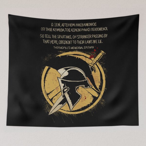 Item preview, Spartan Epitaph  designed and sold by ArtbyNtok.